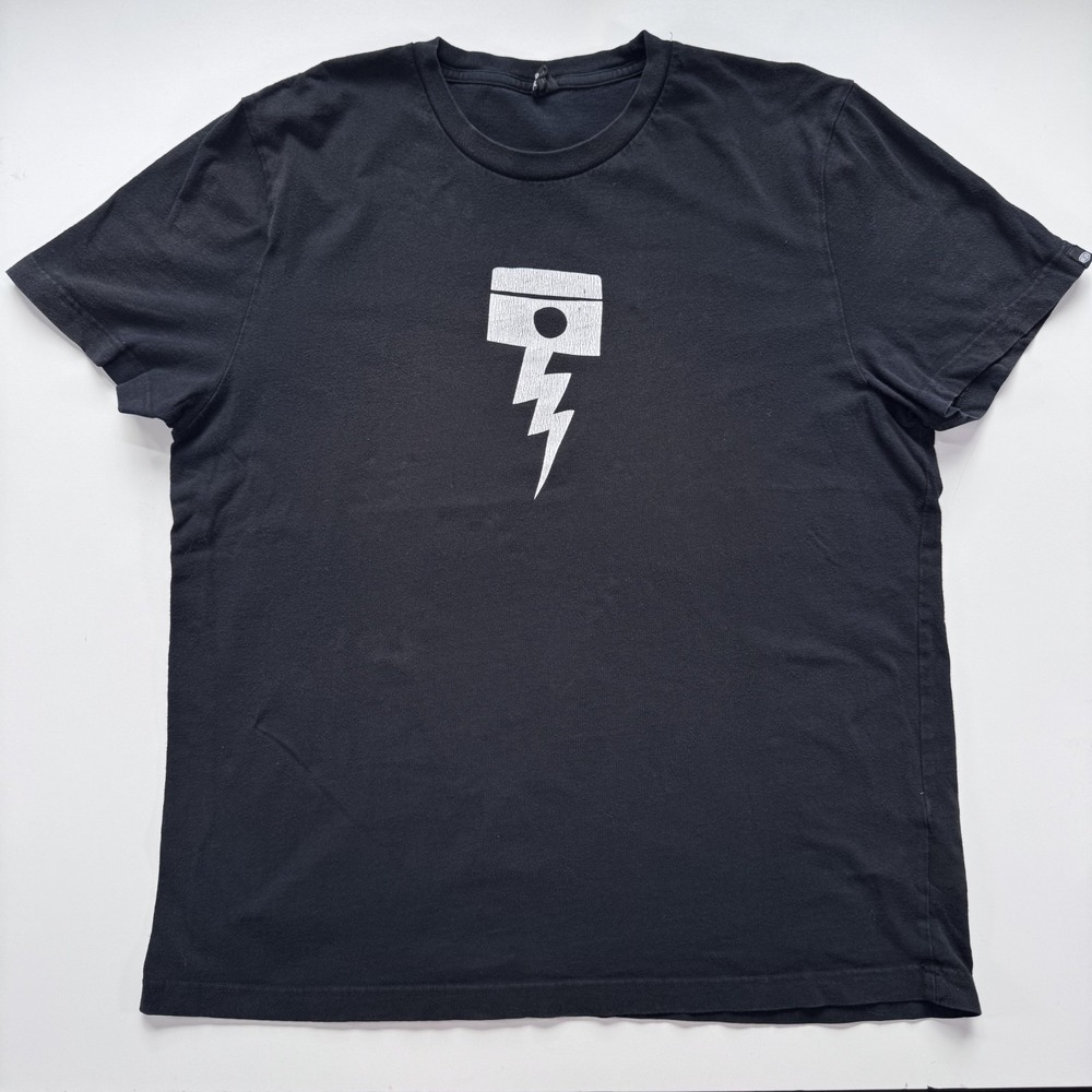 DEUS EX MACHINA Short Sleeve T-Shirt Tee Logo Mens XLarge Black